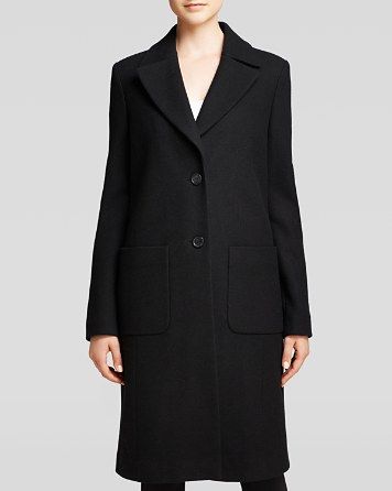 DKNY Brielle Notch Collar Reefer Coat | Bloomingdale's (US)