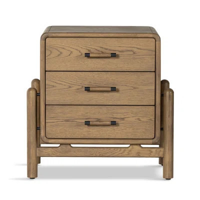 Caroline Nightstand - Smoked Oak | Wayfair North America