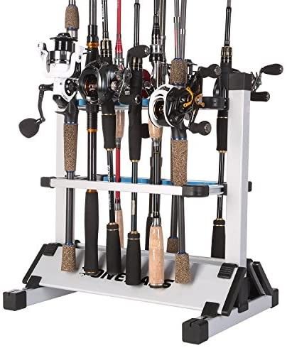 Amazon.com: One Bass Fishing Rod Rack Metal Aluminum Alloy Fishing Rod Holder Portable Rod Organi... | Amazon (US)