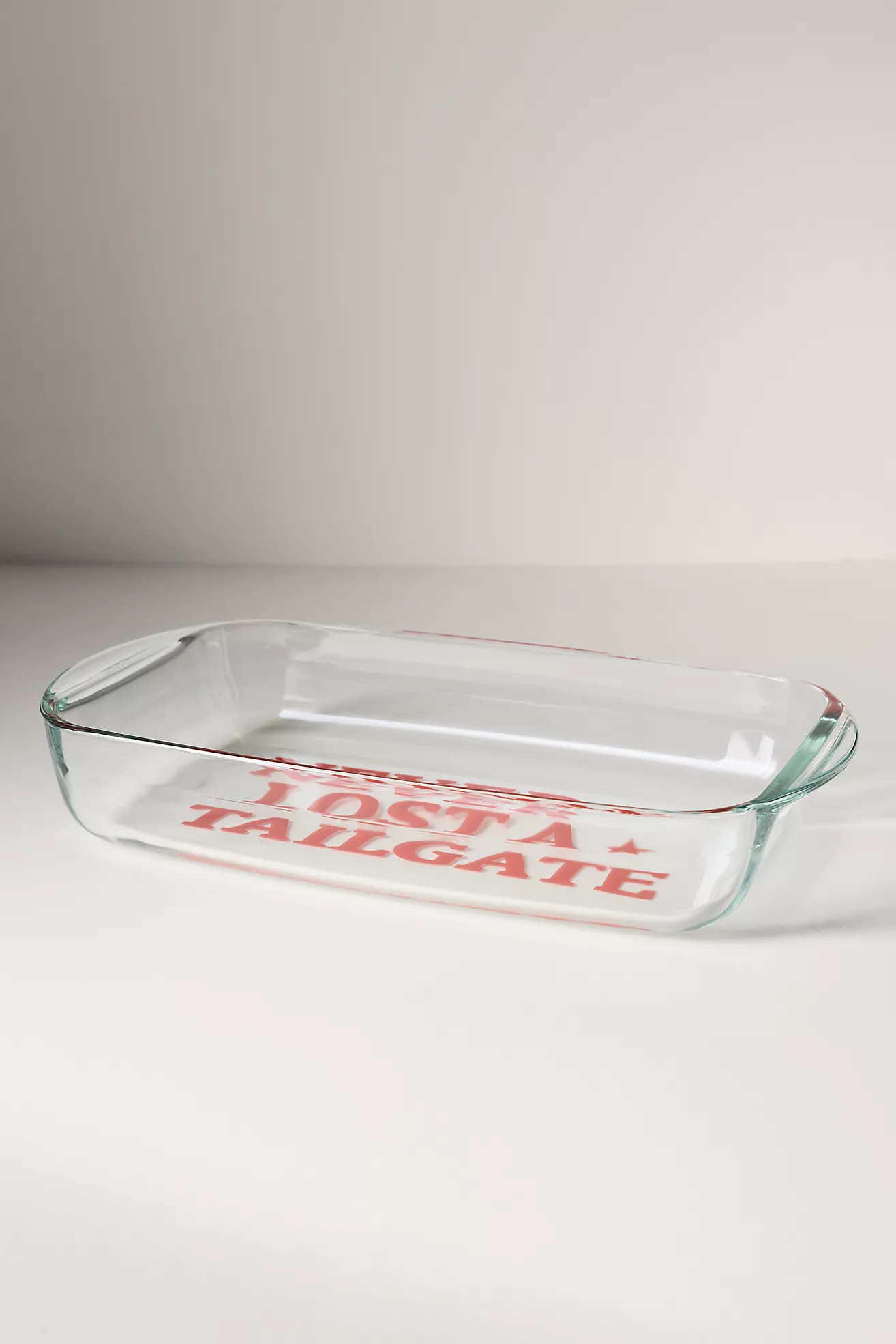 Varsity Vibes Glass Baking Dish | Anthropologie (US)