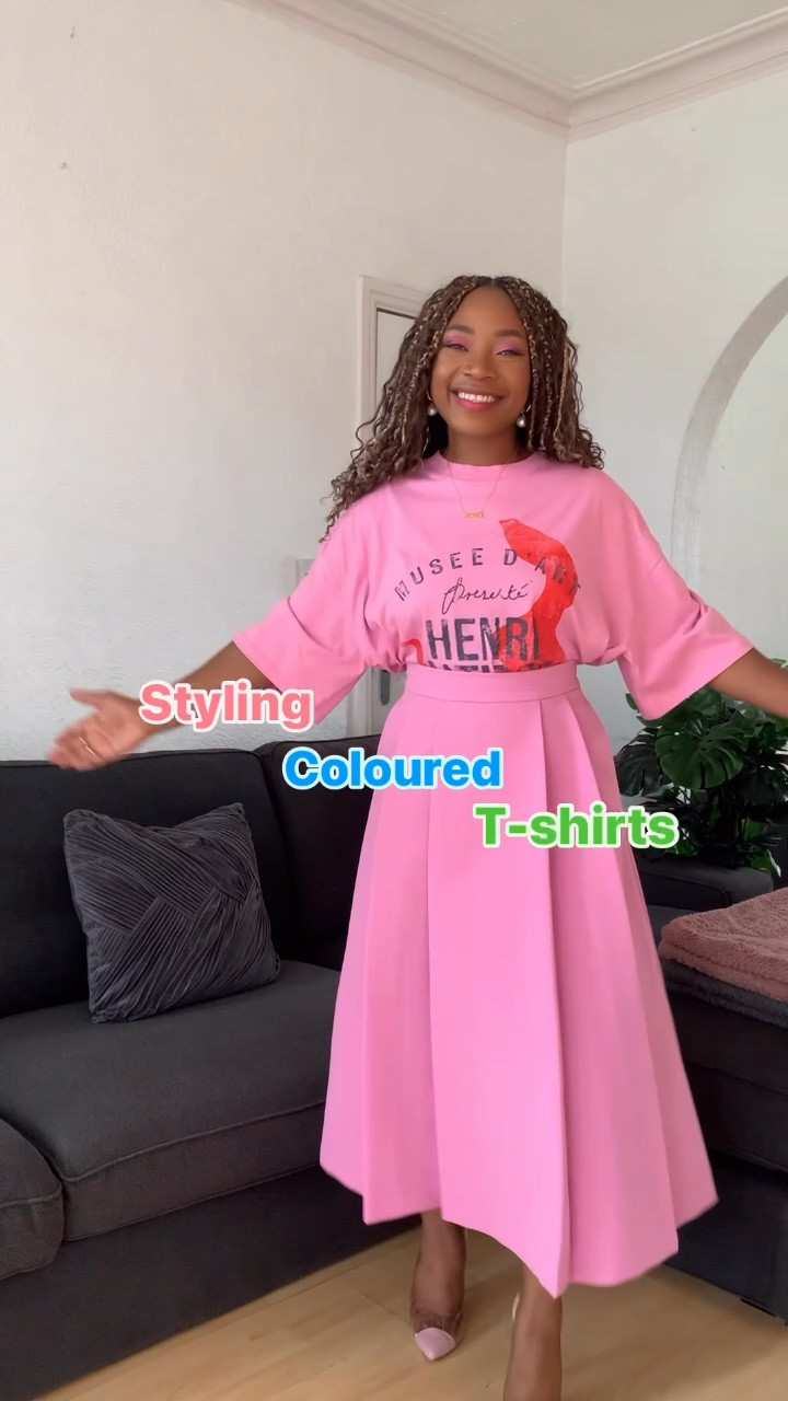 Styling my fav summer coloured Tees 💗💙❤️💚