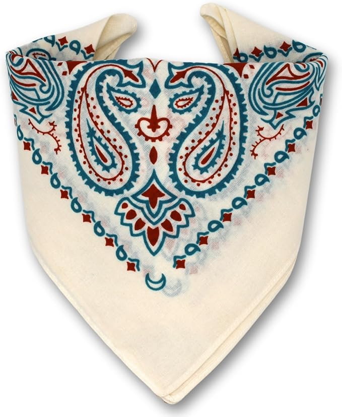 Bandanas in Premium Soft Cotton for Men Women Kid Bandana Paisley Scarf Neckerchief Bulk or Singl... | Amazon (US)