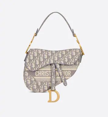 Gray Dior Oblique Embroidery | Dior Couture
