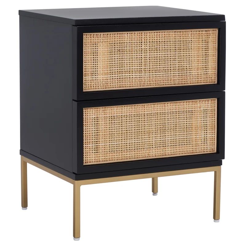 Hei 2 Drawer Rattan Nightstand | Wayfair North America