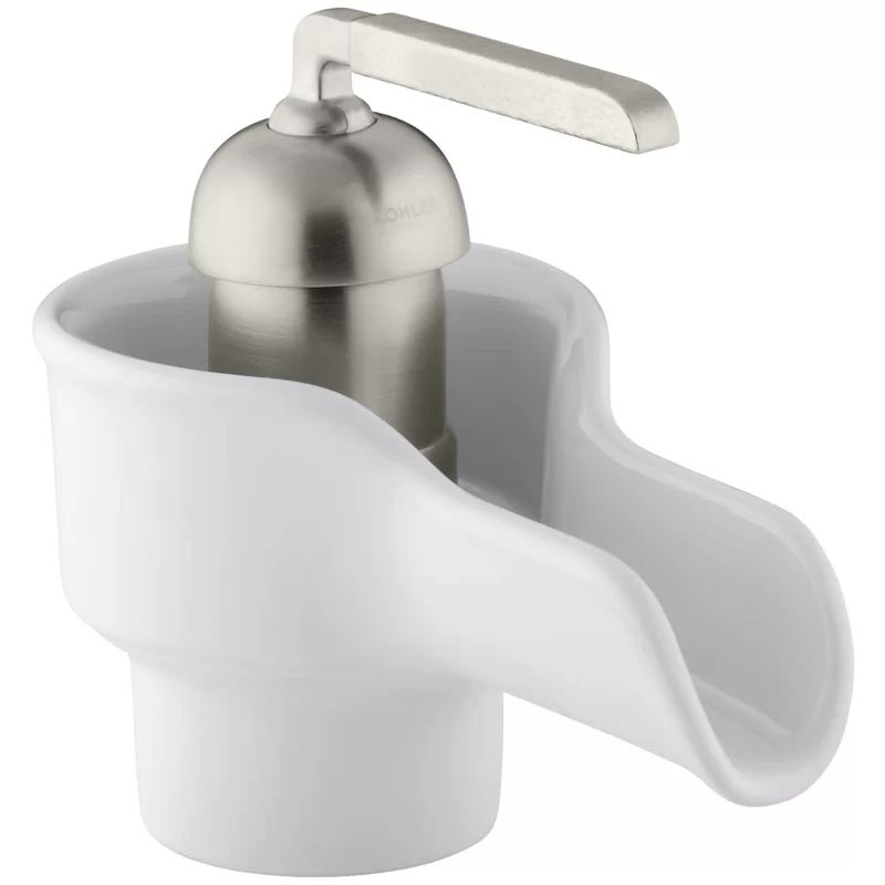 Bol Single-Hole Ceramic Bathroom Sink Faucet Finish: White | Wayfair North America
