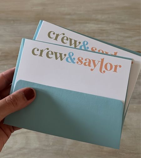 Custom sibling stationary; thank you cards 

#LTKGiftGuide