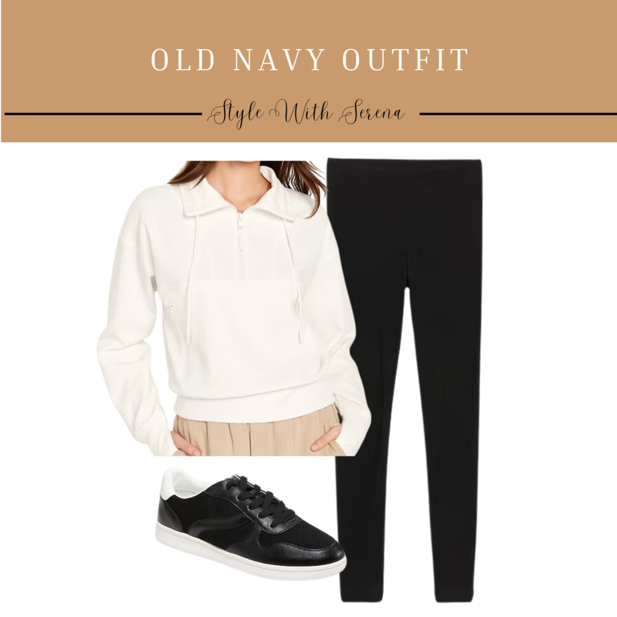 Old navy style, pullover, leggings, casual outfit, travel outfit, sneakers 

#LTKTravel #LTKSeasonal #LTKFindsUnder50
