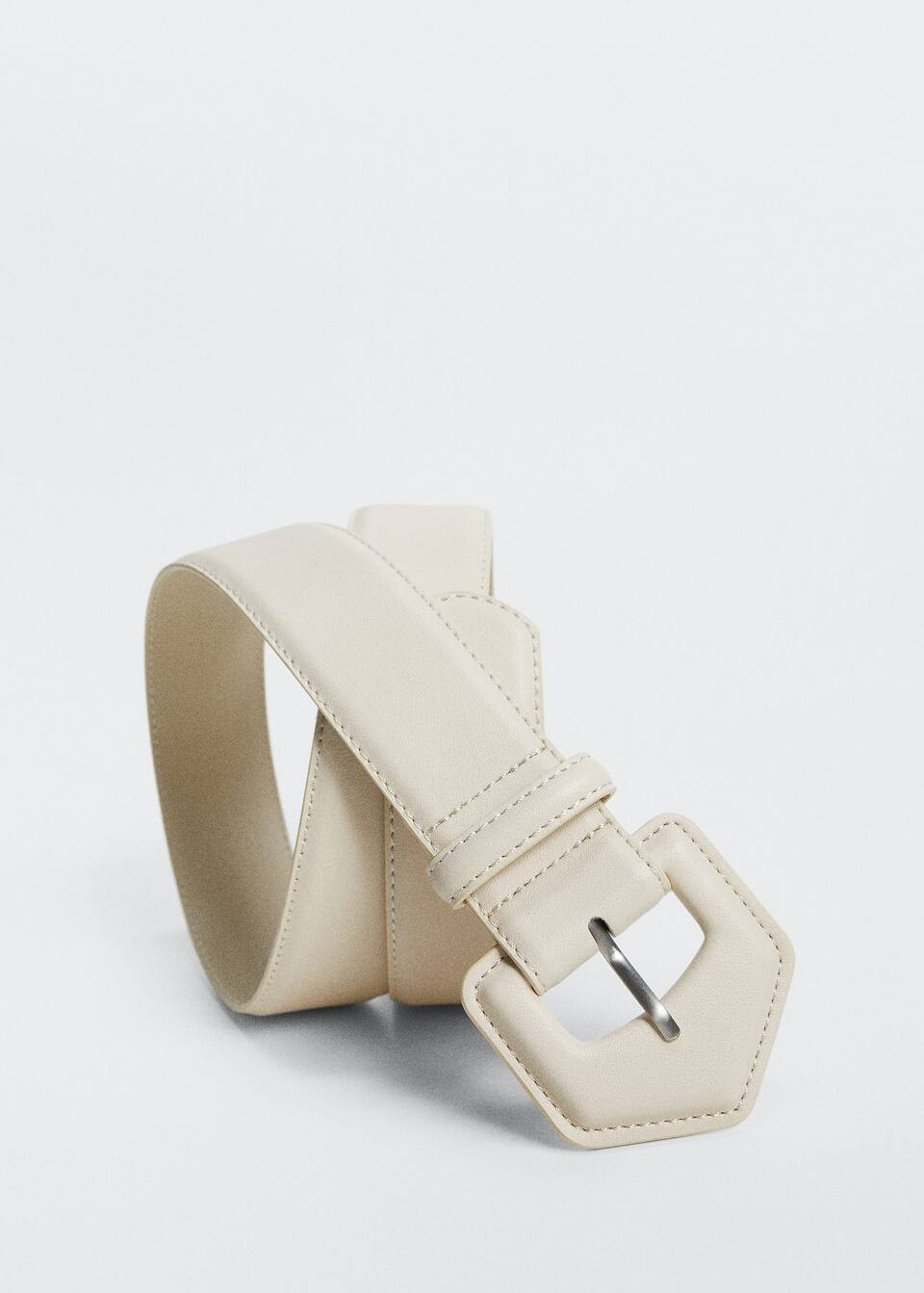 Metal buckle belt | MANGO (UK)