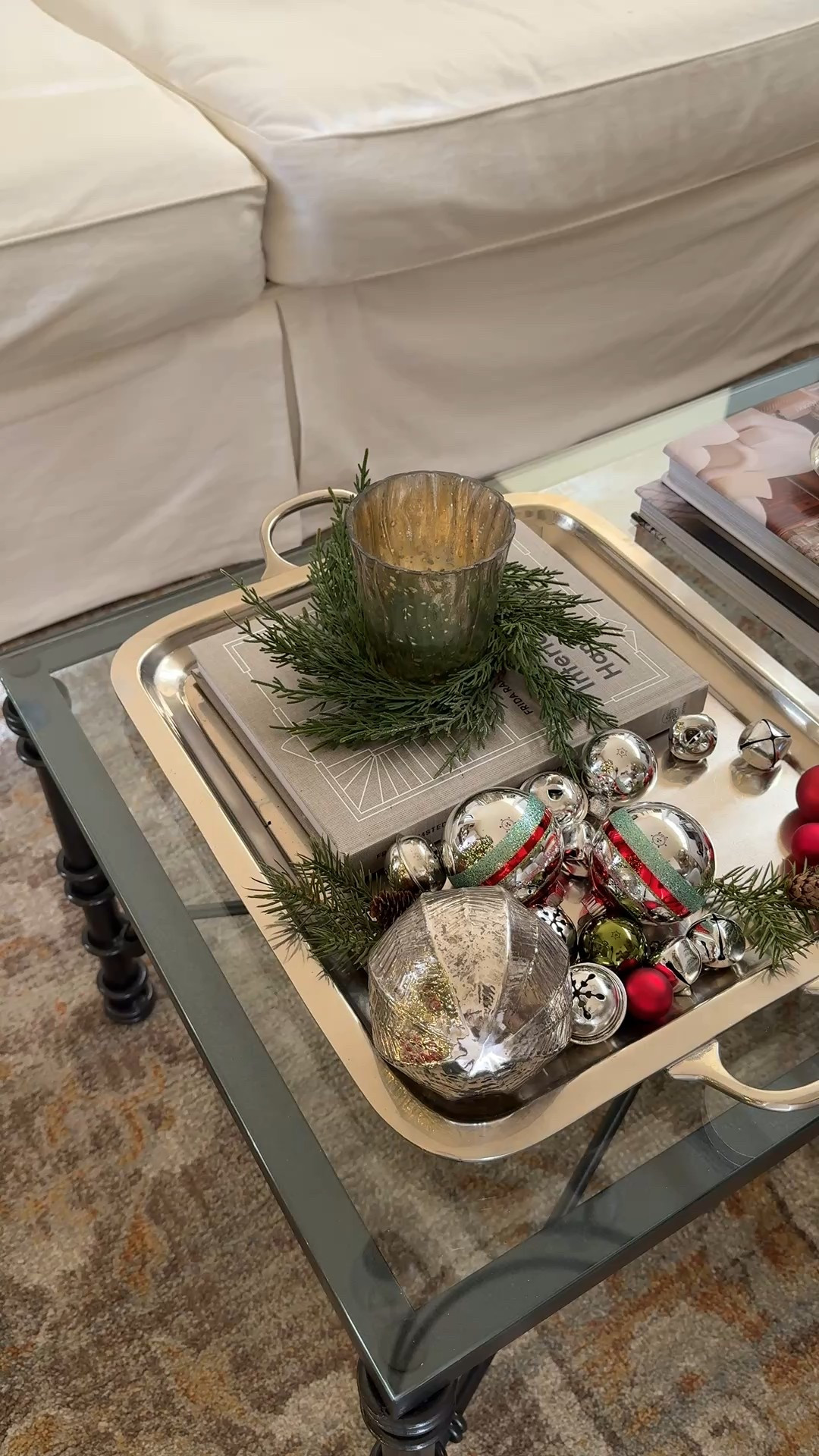 Simple ways to add a touch of holiday to any tabletop.

Christmas Ornaments. Tray. Silver Tray. Tabletop Decor. Christmas Decor. Plaid Ornaments. Holiday Decor. Coffee Table Decor. Lavender Rose Home. Classic Christmas.

#LTKHome #LTKFindsUnder100 #LTKHoliday