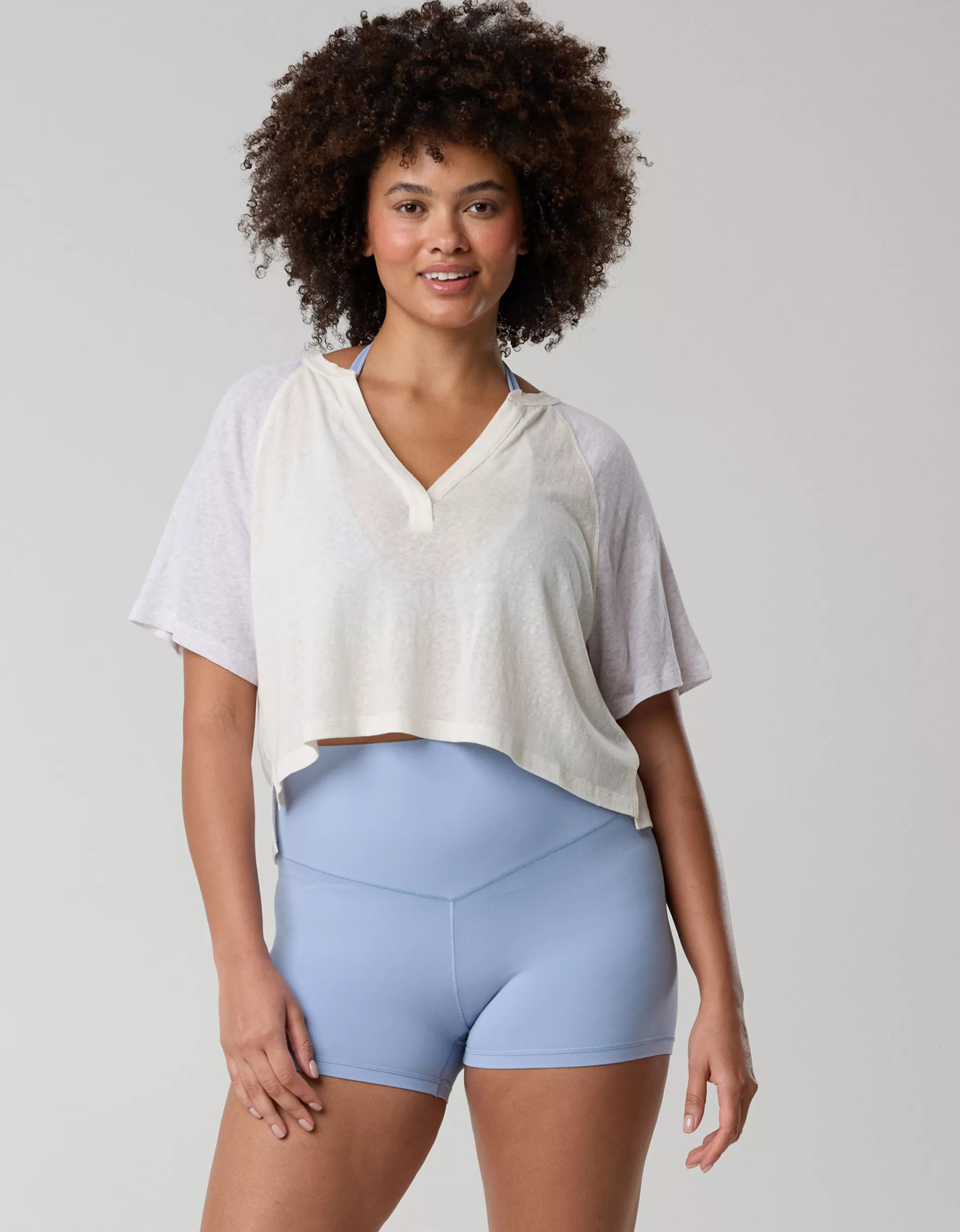 OFFLINE By Aerie Bouncy Cotton Colorblock T-Shirt | Aerie