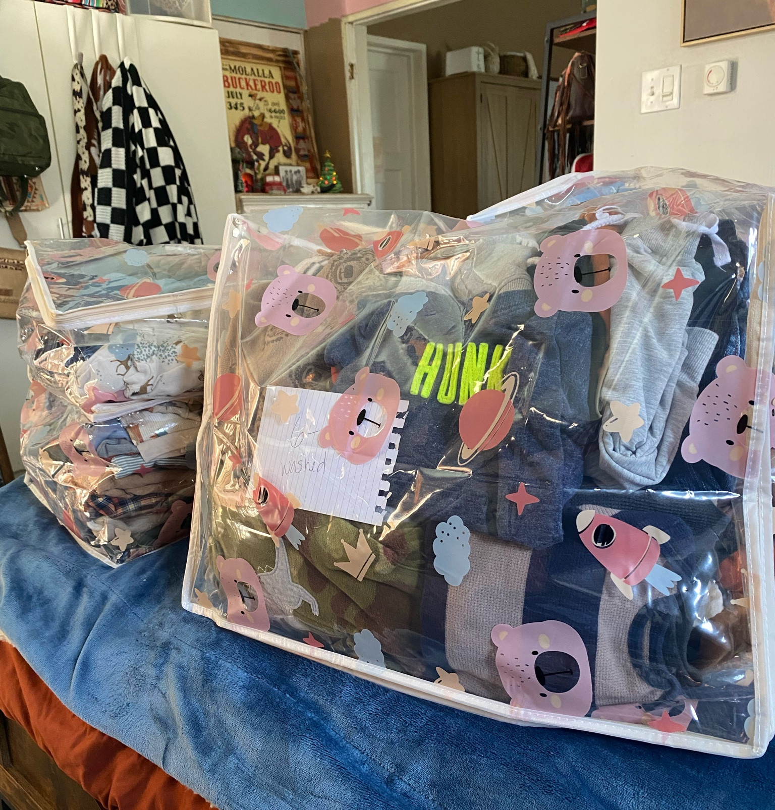 These baby clothing storage bags are such a great way to organize your baby clothes on a BUDGET! 

#LTKSeasonal #LTKFamily #LTKBaby