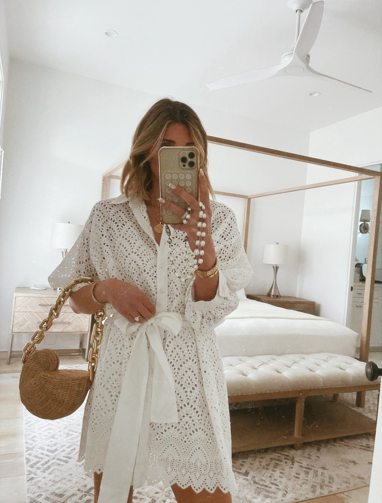 Little white dress for summer. 