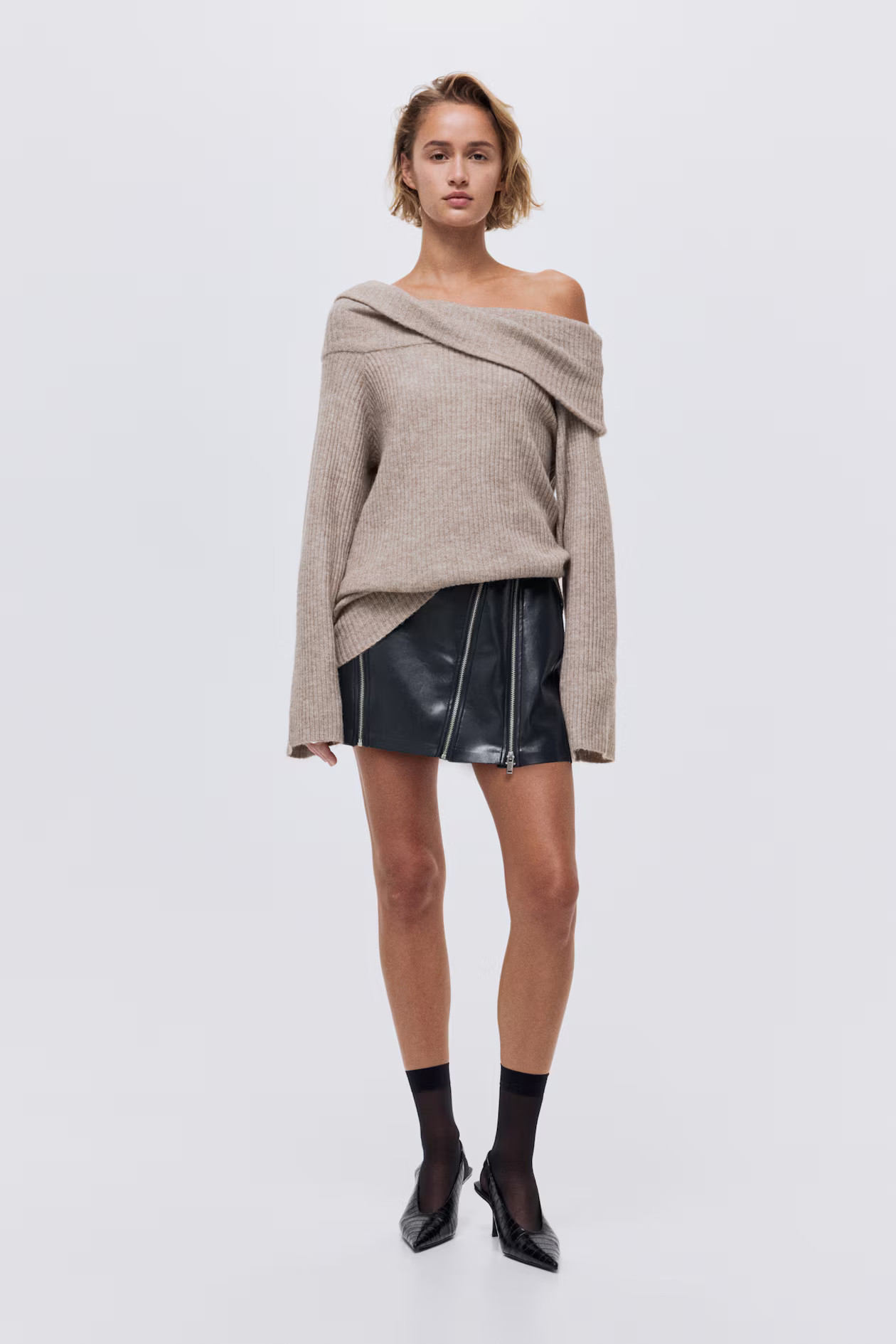Off-the-Shoulder Sweater | H&M (US + CA)