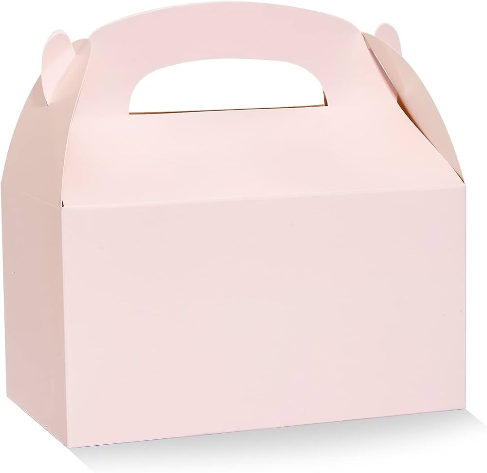 DjinnGlory 36 Pack Small Treat Boxes Pink Gable Boxes Party Favor Boxes Goodie Boxes for Baby Sho... | Amazon (US)
