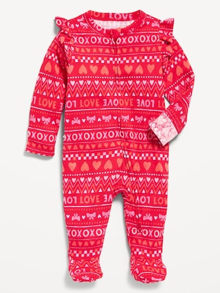 2-Way-Zip Sleep & Play Footed One-Piece for Baby | Old Navy (US)