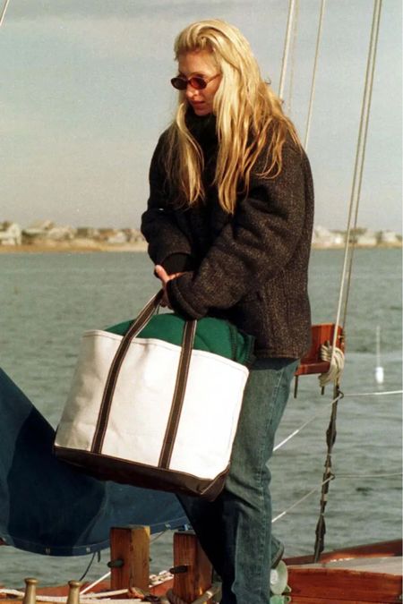 Carolyn Bessette-Kennedy’s L.L. Bean Boat and Tote bag is the perfect holiday gift 🎁 

#LTKtravel #LTKHoliday #LTKGiftGuide