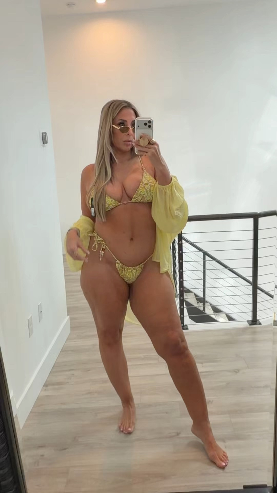 Swim Look sold at nordstrom and @AFRM. I have a 15% discount code to use on AFRM.com. code is: CHRISTINEN15

Linked all pieces to this set. 

Very skimpy bikini size XL (if over 38DD pass on this: that’s my size and just barely fits.)

Skirt L (stretchy) linked the matching top. I went with a the amazon button down. 

There is a sheer long sleeve matching top (linked). I opted for this amazon button down top is part of a shirt set XL. Perfect match.

Also found similar vibe and more coverage swimsuits at target

#LTKMidsize #LTKSwim #LTKOver40