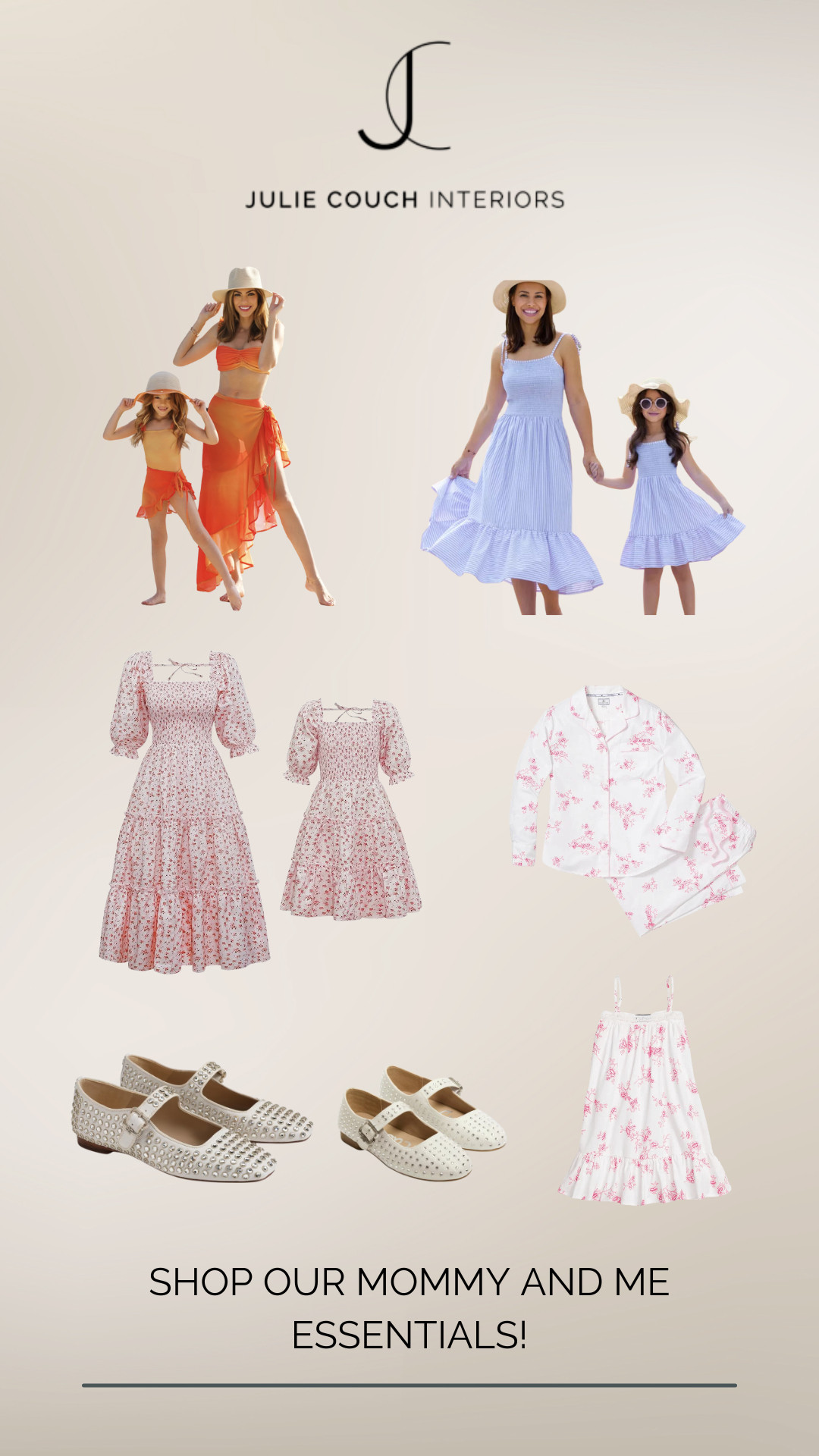 Shop our mommy and me essentials! 

 