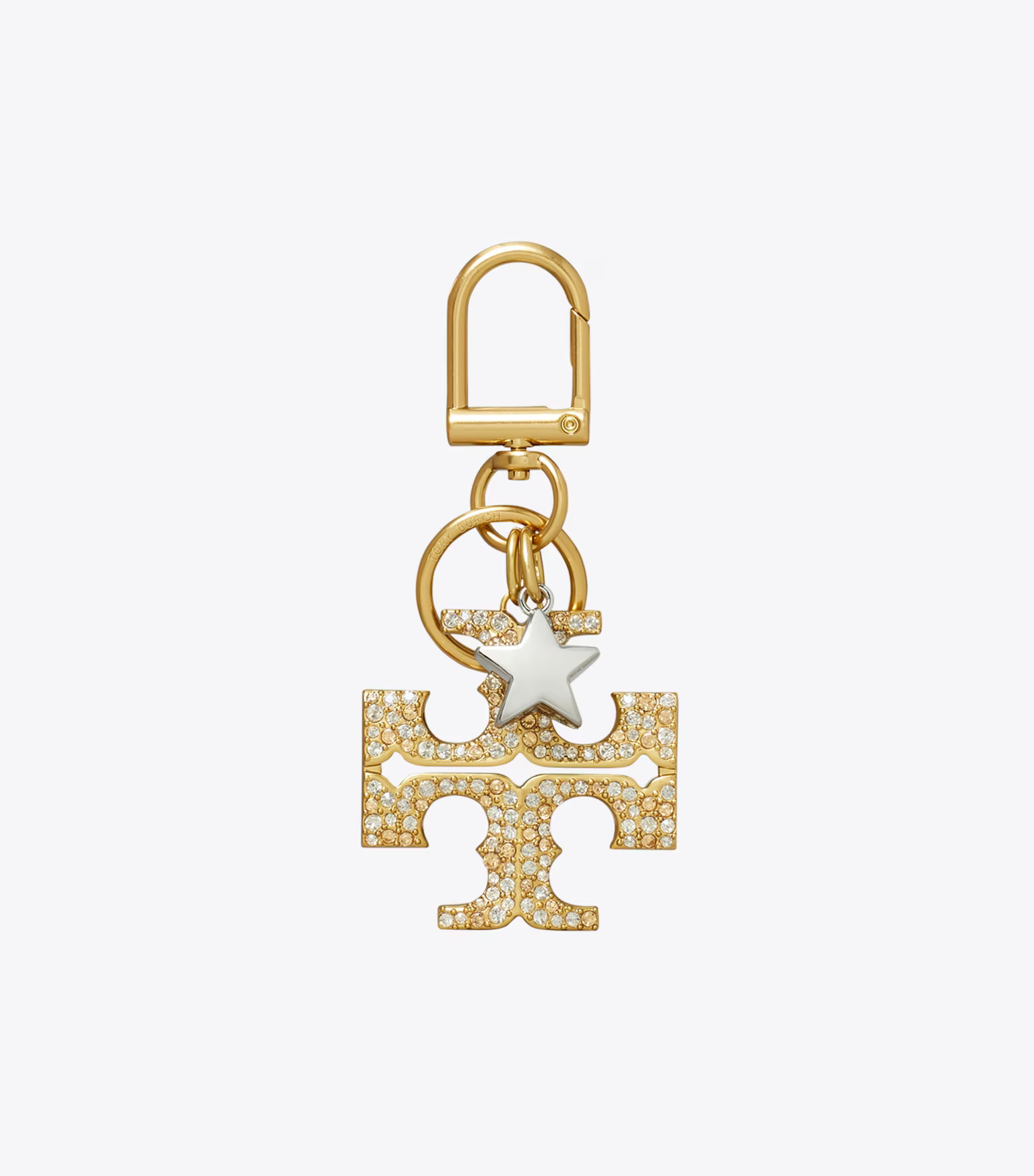 KIRA PAVÉ STAR LOGO KEY CHARM | Tory Burch (US)