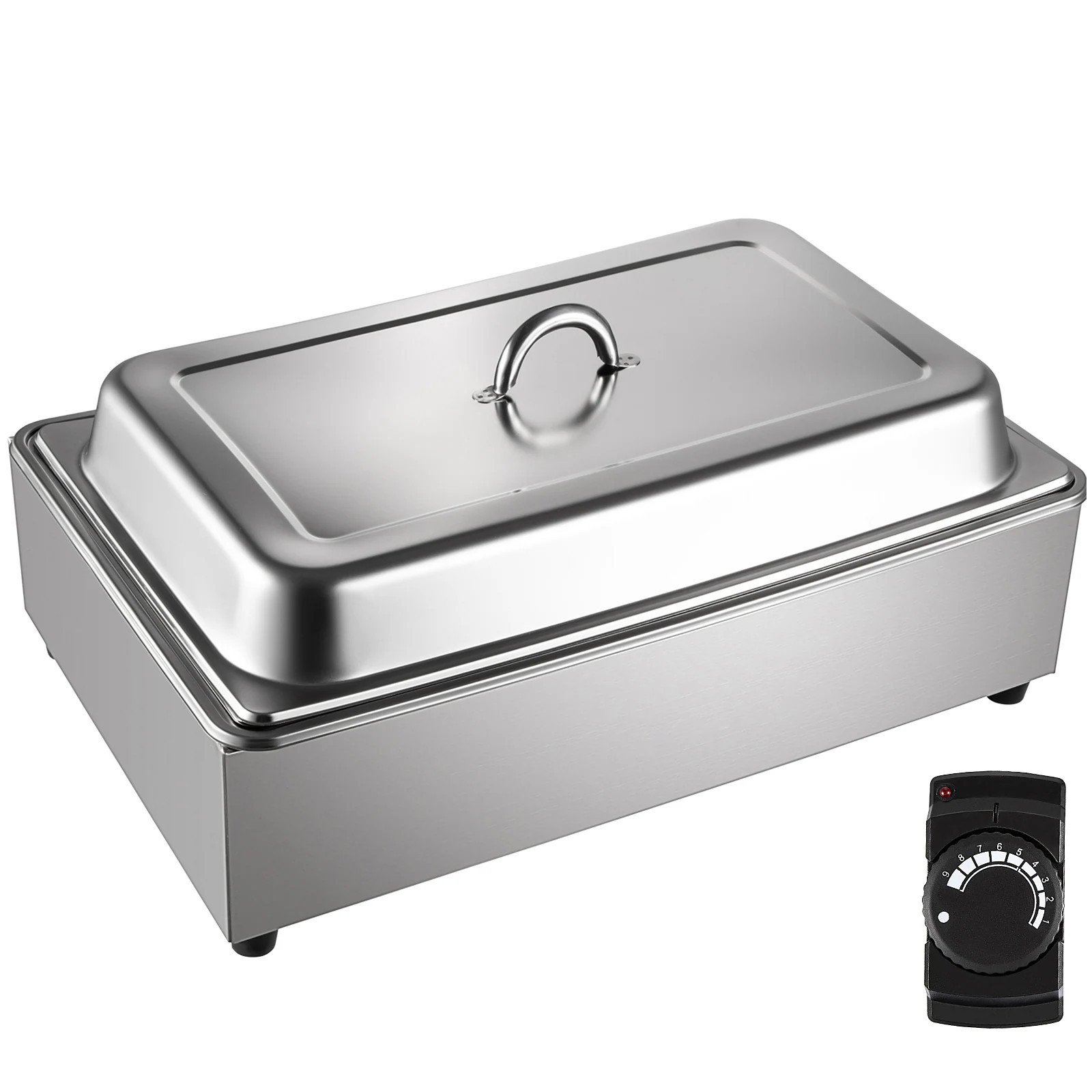 VEVOR 1-Station 9.5-Quart Commercial/Residential Electric Food Warmer Stainless Steel | ZZBWTCG11110V2UH6V1 | Lowe's