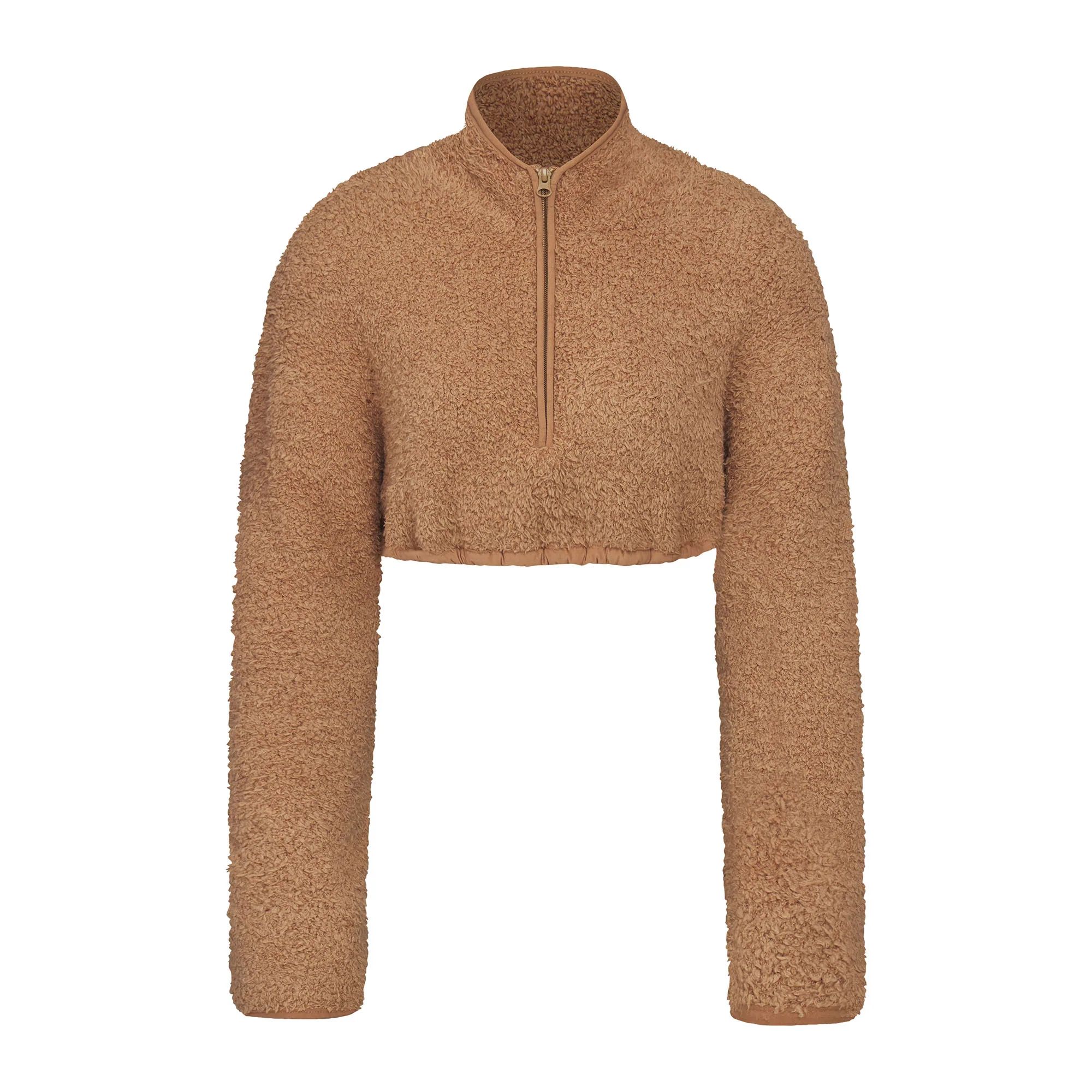 Cozy Knit Cropped Pullover - Camel | SKIMS | SKIMS (US)
