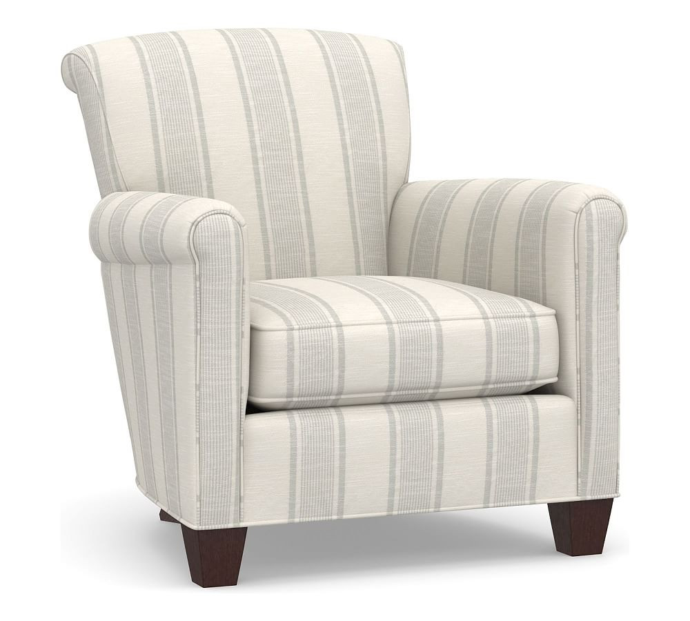 Irving Roll Arm Chair | Pottery Barn (US)