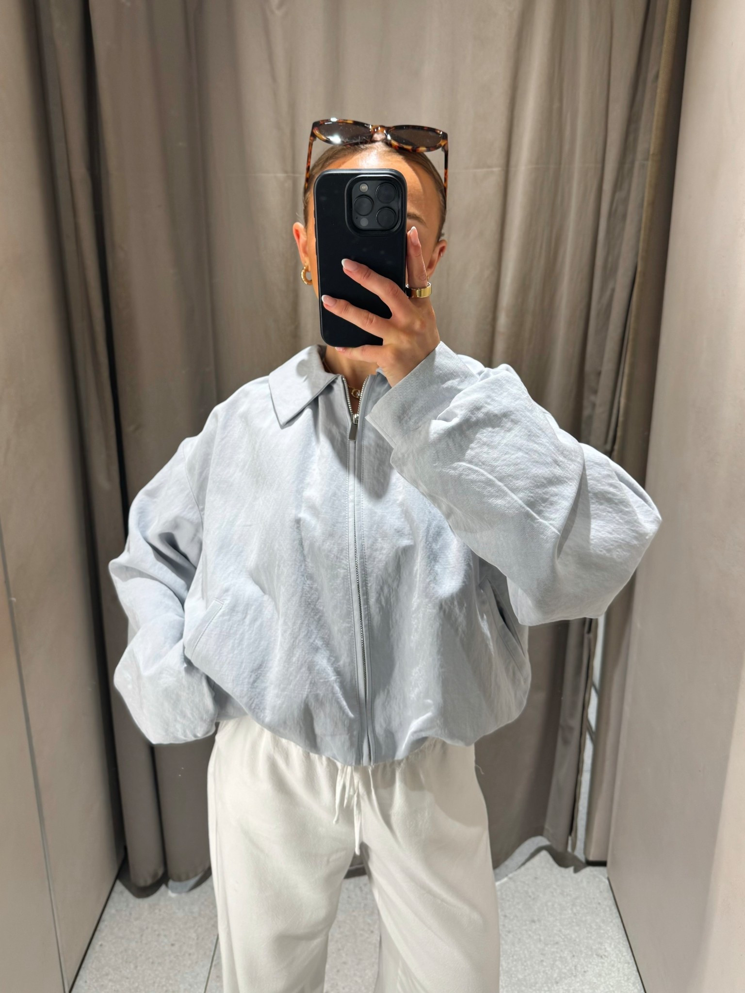 new in zara baby blue bomber!!🦋

Pinterest style outfit inspo ideas bomber jacket zip up work spring summer TikTok casual easy basic pastel ootd wishlist faves petite zip up light blue 

#LTKspring #LTKsummer #LTKuk