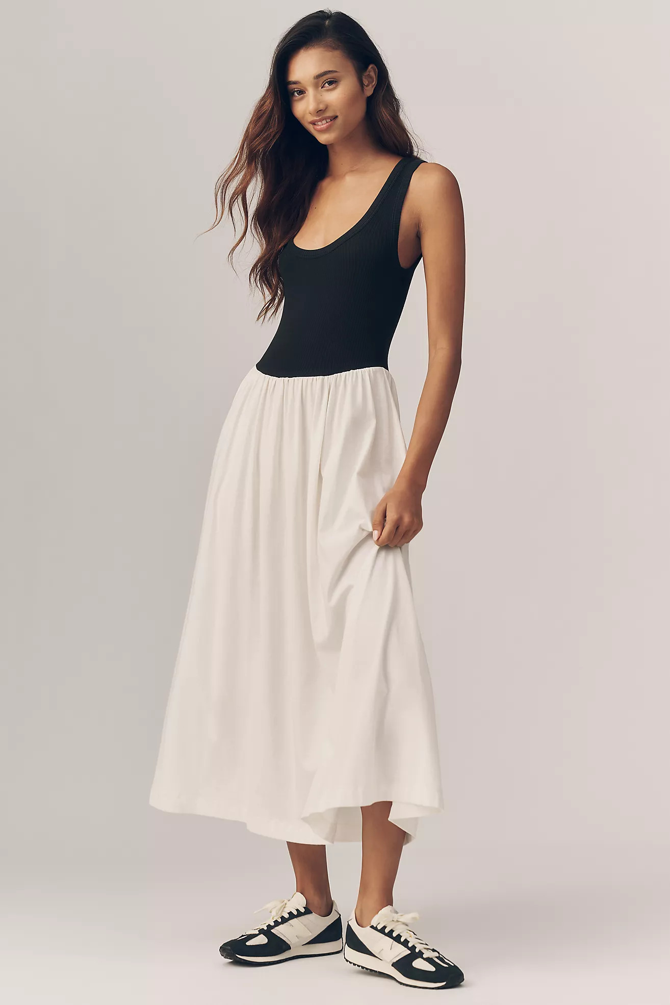 Nation Los Angeles Karla 100% Cotton Midi Dress | Anthropologie (US)