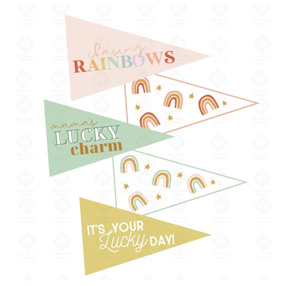 St. Patrick's Day Pennants St. Patrick's Day Decor | Etsy | Etsy (US)