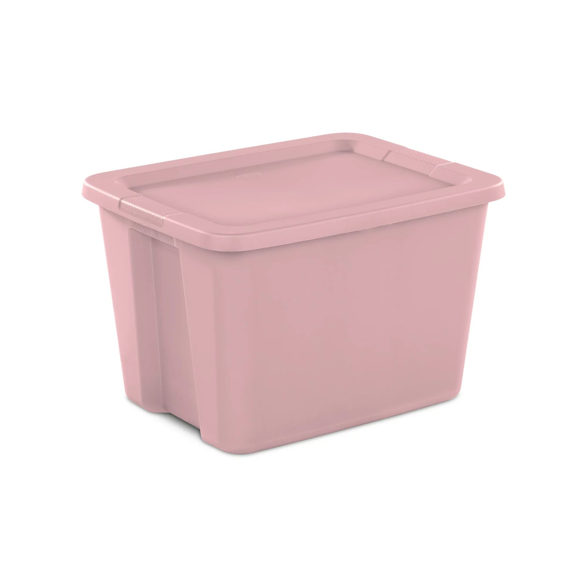 Sterilite 18 Gallon Tote Box Plastic, Blush Pink | Walmart (US)