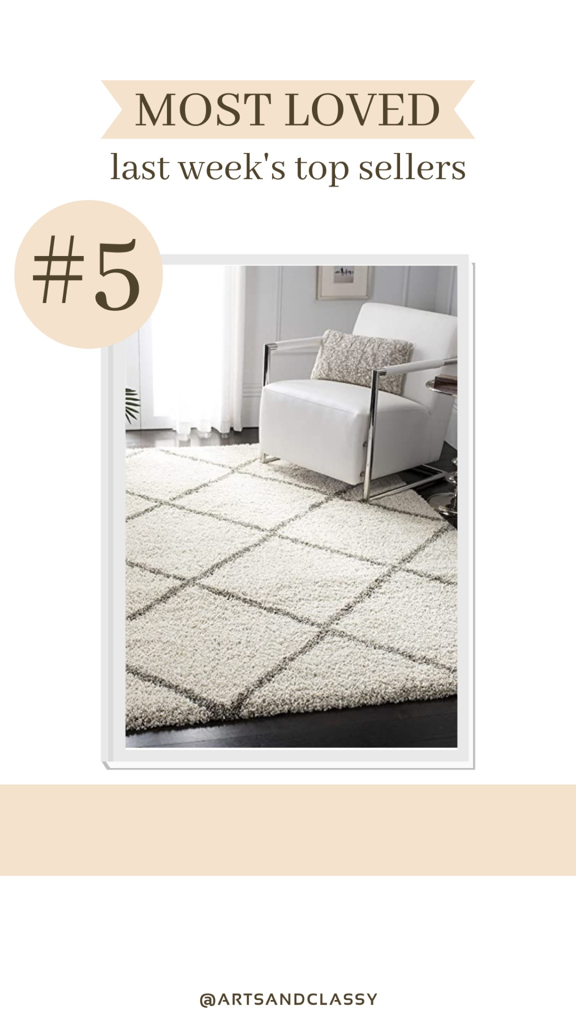 This modern shag rug is one of this week’s most loved finds! It’s from Amazon and I have it in my home blogging office.

#LTKHome
