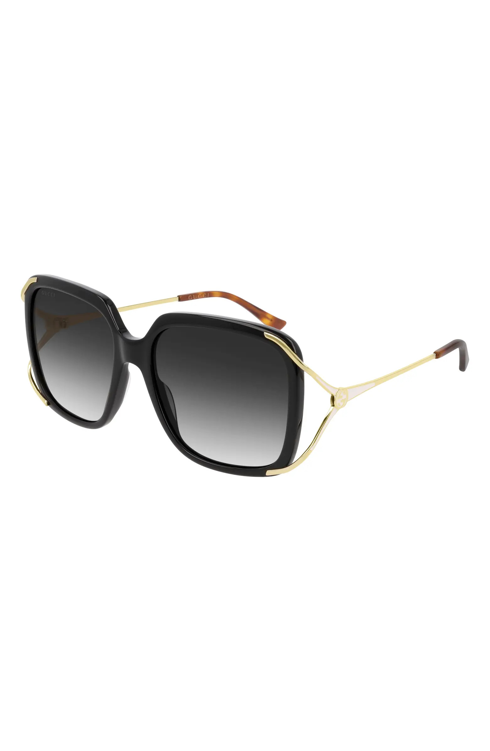 56mm Gradient Square Sunglasses | Nordstrom