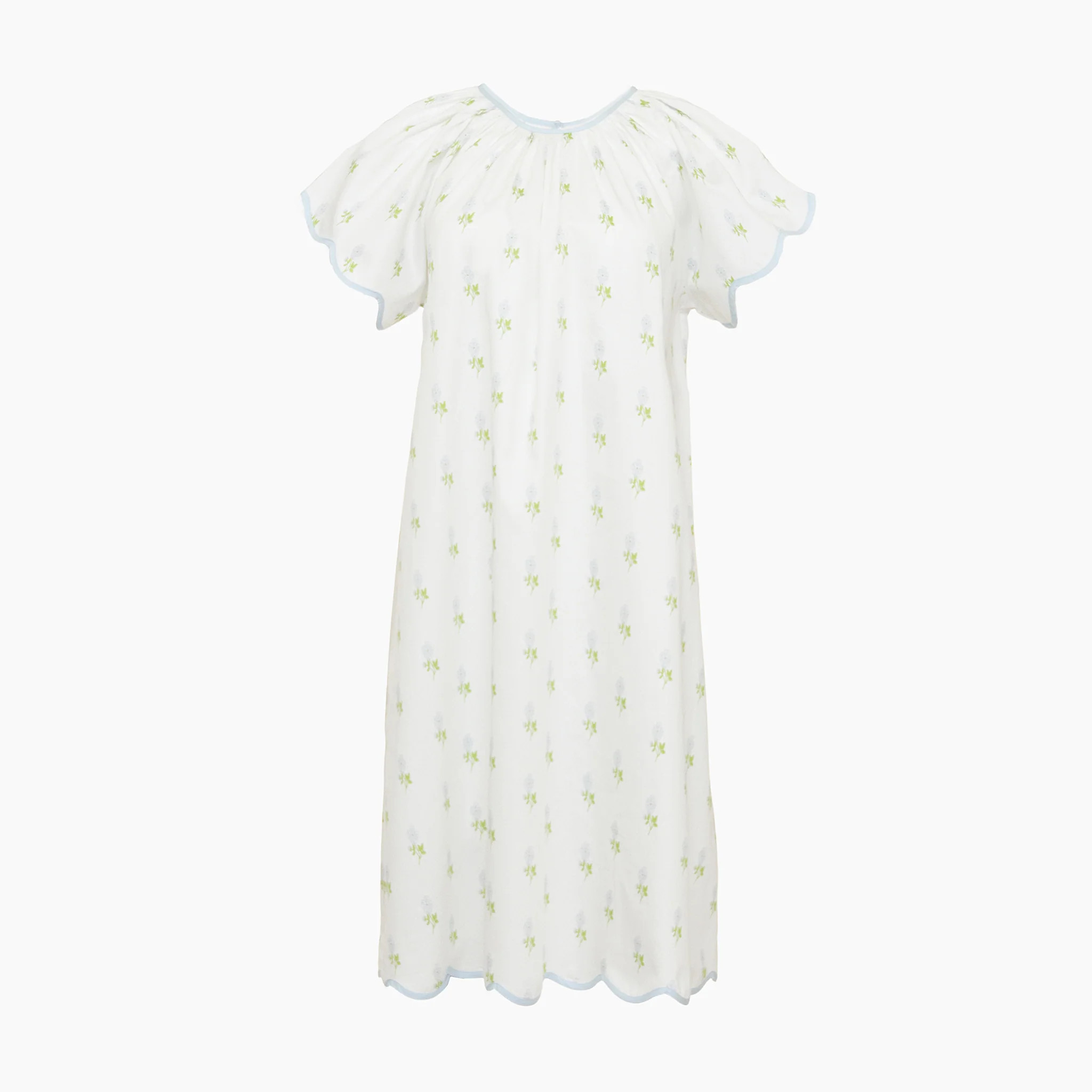 VANDY SCALLOPED NIGHTGOWN | Lenora