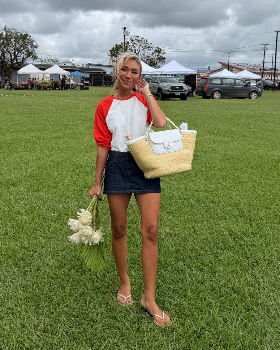 Farmers market things❤️ xs tee, 00 skort.