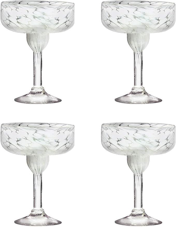 Amici Home Carmen Margarita Glass | Set of 4 | Authentic Mexican Handmade Glassware | Bar Glasses... | Amazon (US)