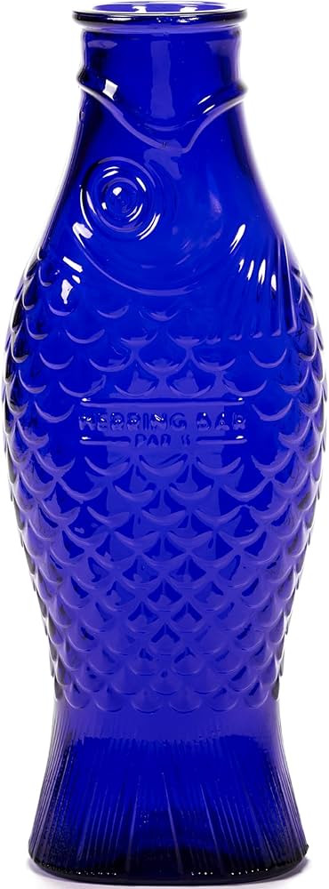 Serax Glass Water Pitcher | Fish & Fish glassware by Paola Navone | Wine Carafe Decanter 28.74 fl... | Amazon (US)