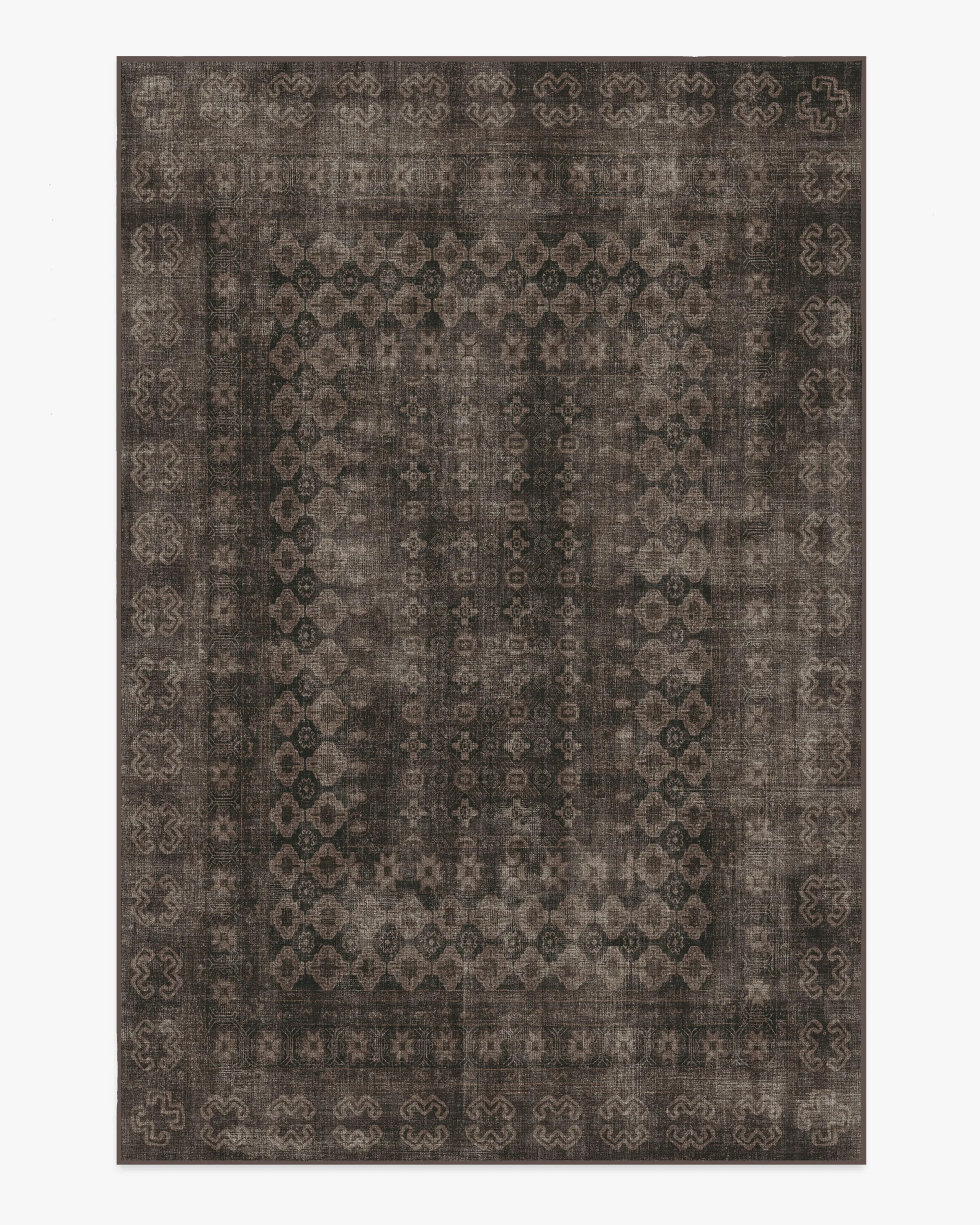 Cyrus Black Rug | Ruggable | Ruggable