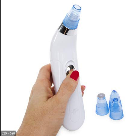 Electric blackhead extractor (White with blue tip) | Amazon (US)