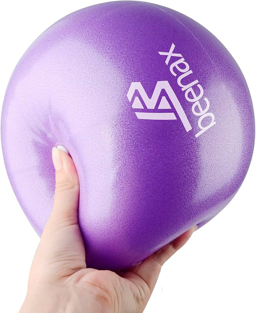 beenax 23cm Soft Pilates Ball - 9 Inch Exercise Ball, Mini Barre Ball, Gym Ball - Perfect for Yog... | Amazon (UK)