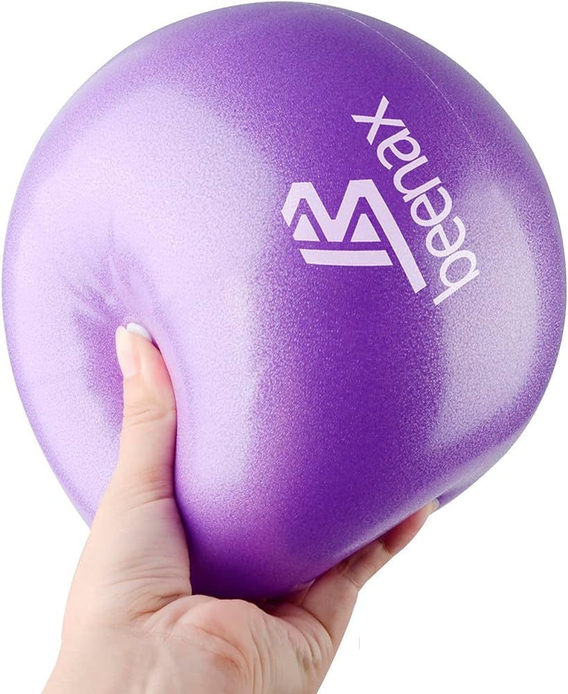 beenax 23cm Soft Pilates Ball - 9 Inch Exercise Ball, Mini Barre Ball, Gym Ball - Perfect for Yog... | Amazon (UK)