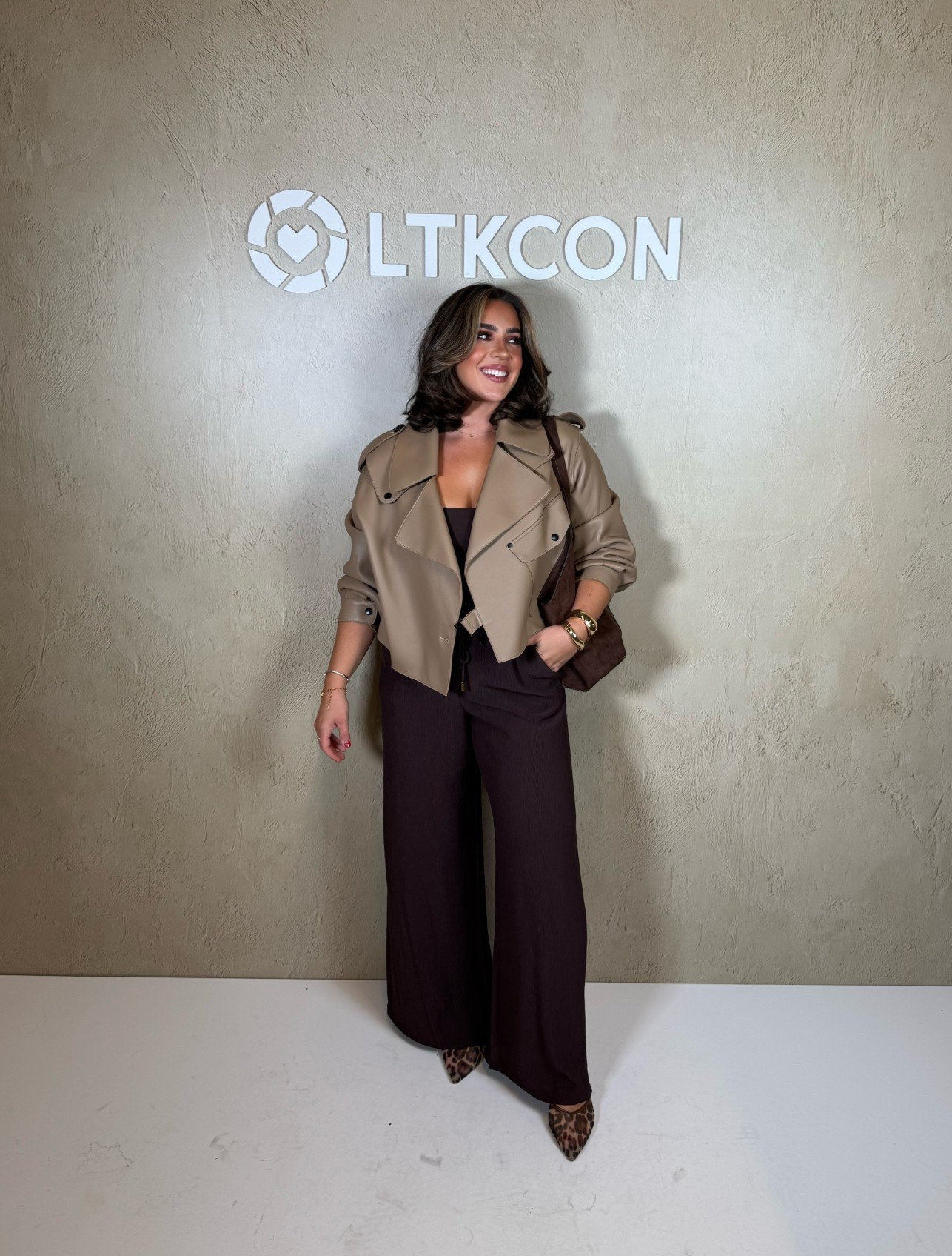 I’m just so happy. I loved this outfit for my speaking portion at LTKCON. I would wear this outfit so many times for so many things. Size L jacked, size M tank, size L pants. 

#LTKCon #LTKNYFW #LTKMidsize