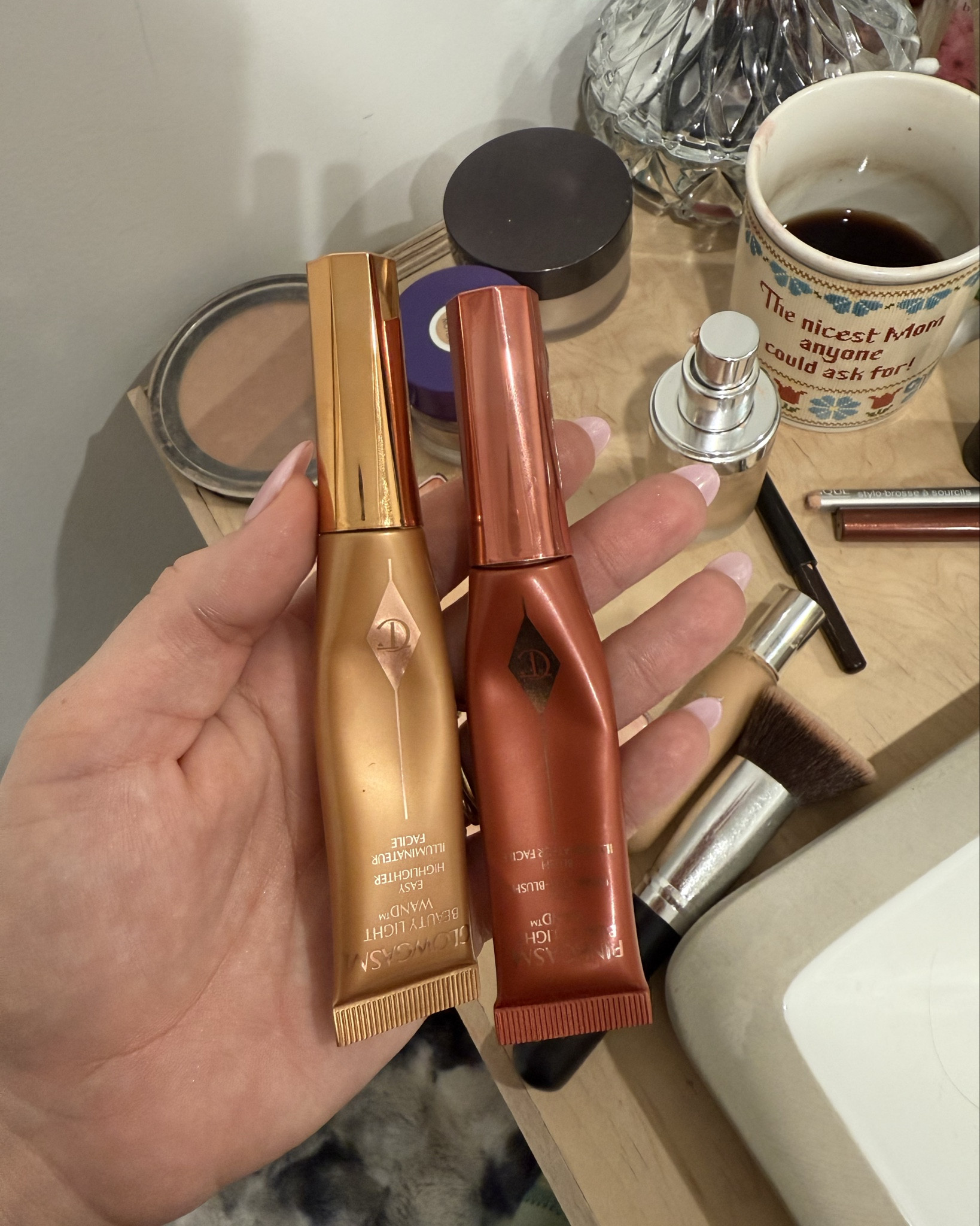 My 2 favorite beauty wands by Charlotte Tilbury! Gives that effortless glowy skin we all want with no effort!🩷 

#glowyskin #beautywand #easymakeup #charlottetilbury #sephorafavorites

#LTKBeauty #LTKFindsUnder50 #LTKStyleTip