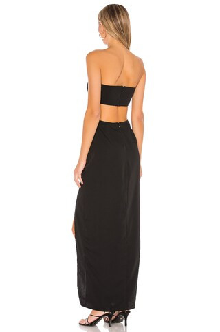 Paola Maxi Dress in Black | Revolve Clothing (Global)