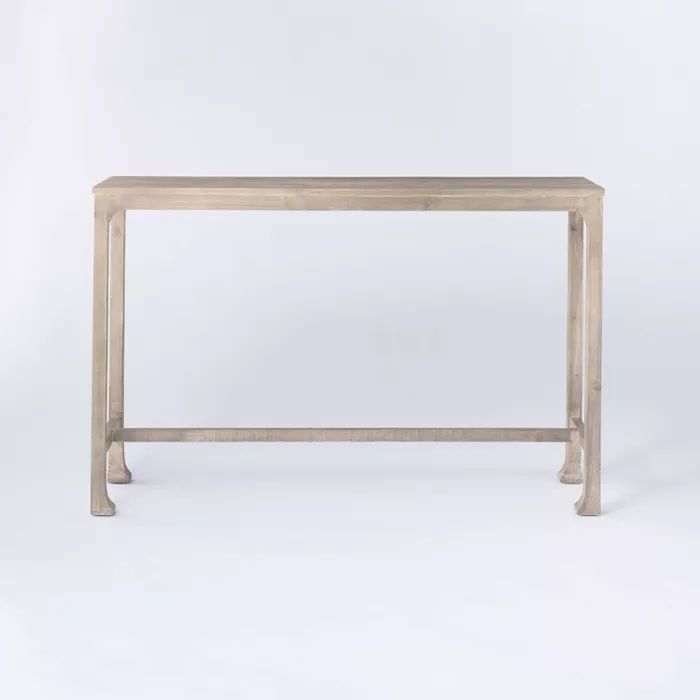 Belmont Shore Curved Foot Console Table Knock Down Natural - Threshold™ designed with Studio Mc... | Target