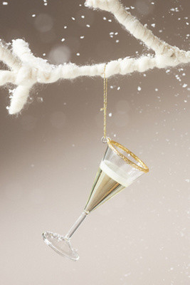 Champagne Glass Ornament | Anthropologie (US)
