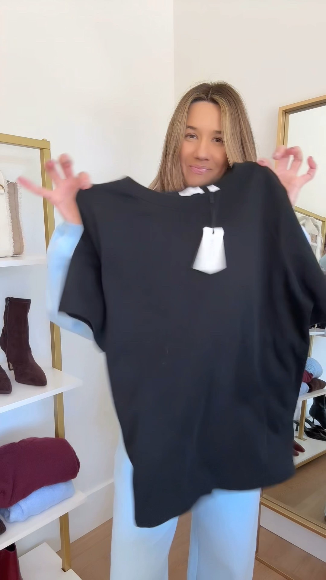 BEST BASIC TEE @Aritzia 
I sized up to medium for the perfect fit


#LTKOver40