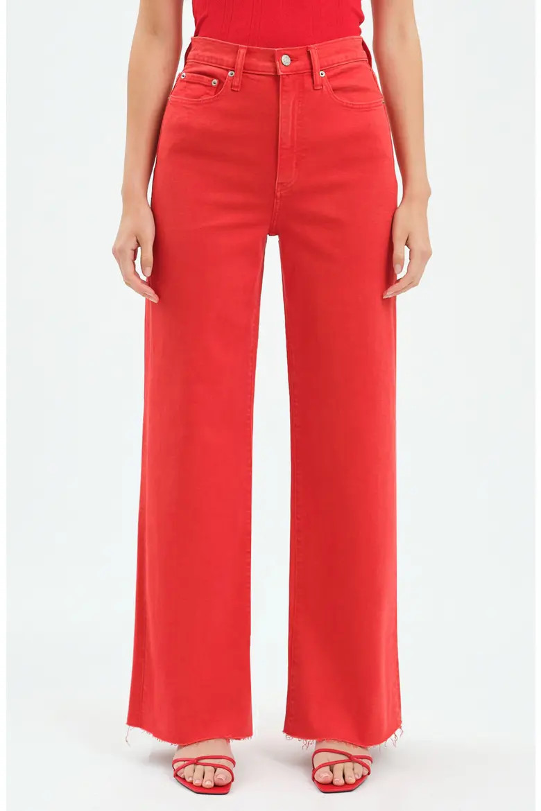 Far Out High Waist Wide Leg Jeans (Women) | Nordstrom | Nordstrom