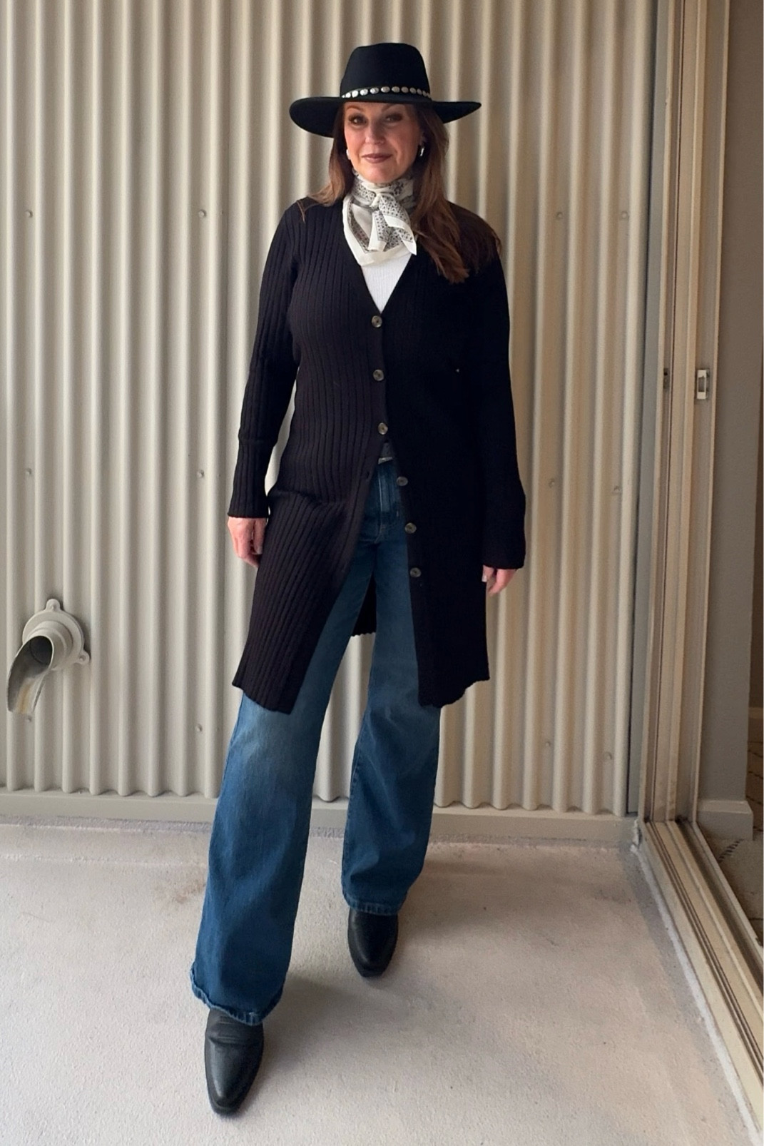 Boots: TTS
Sweater Dress: large (it’s old; linked similar options) 
Wide leg jeans: 12


#LTKSeasonal #LTKStyleTip #LTKMidsize