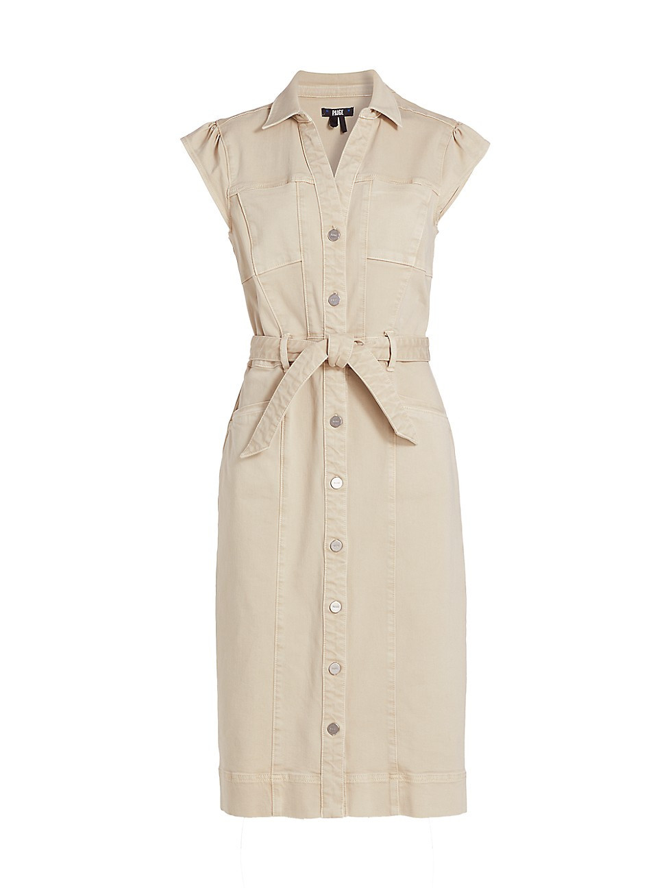 Women's Jaxsyn Tie-Waist Midi-Dress - Vintage Warm Sand - Size 10 | Saks Fifth Avenue