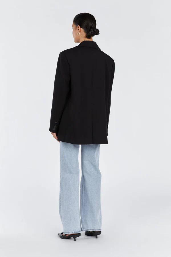 HARLEY BLACK BOYFRIEND BLAZER | DISSH